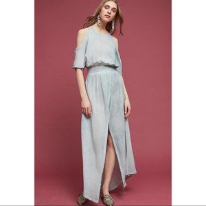 NWT ANTHROPOLOGIE Avenia Open-Shoulder Maxi Dress